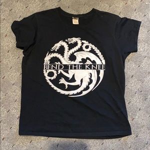 Game of Thrones House Targaryen Bend the Knee Tee